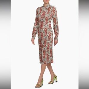 Etro Floral Paisley Midi-Shirtdress